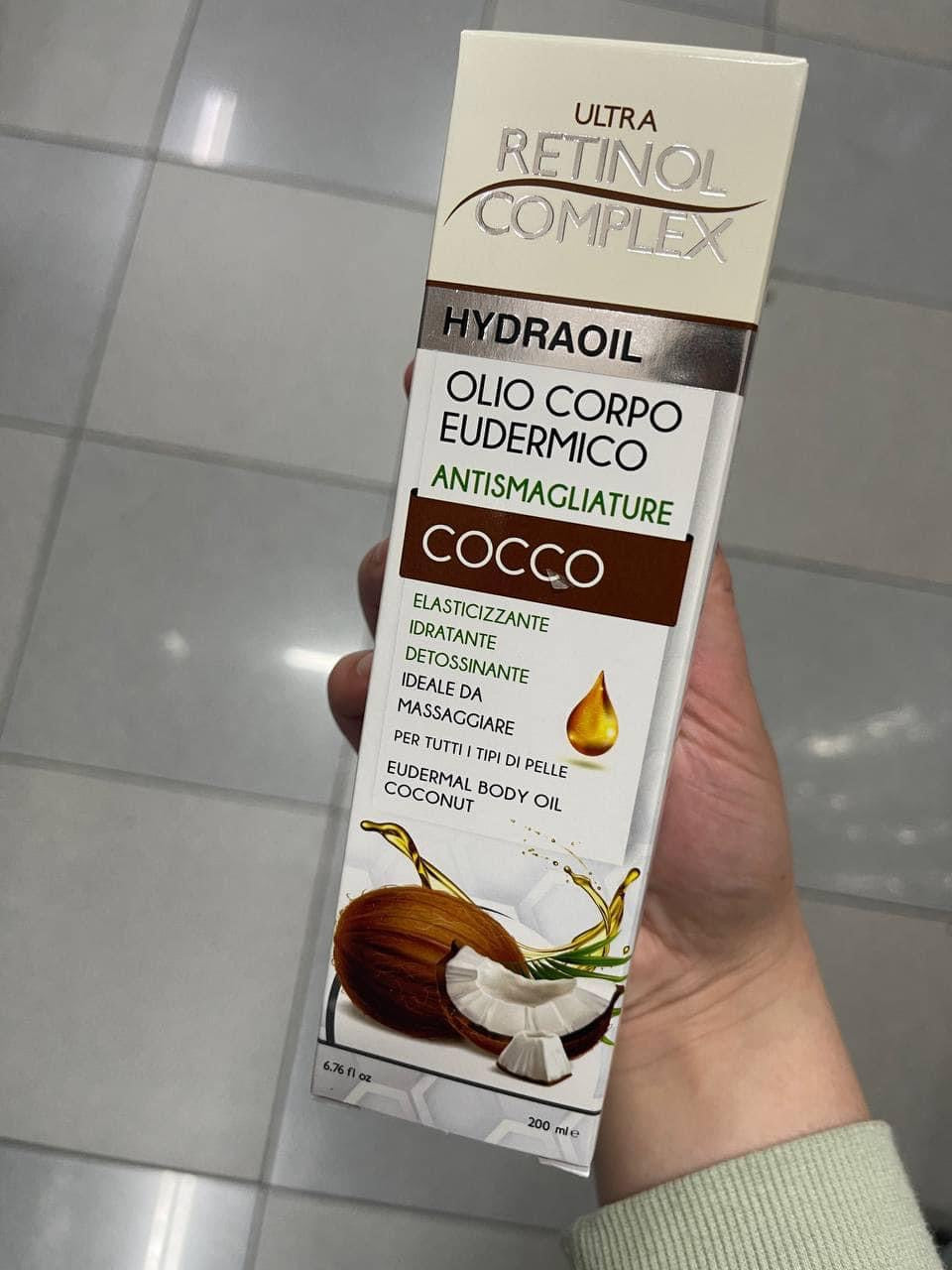 Olio corpo al cocco