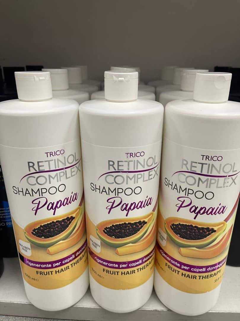 Shampoo alla papaia per capelli danneggiati