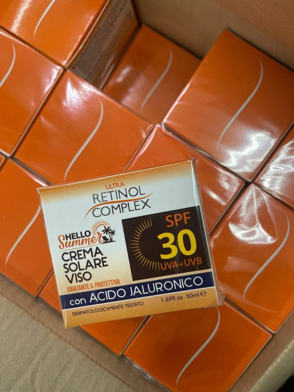 Crema solare viso