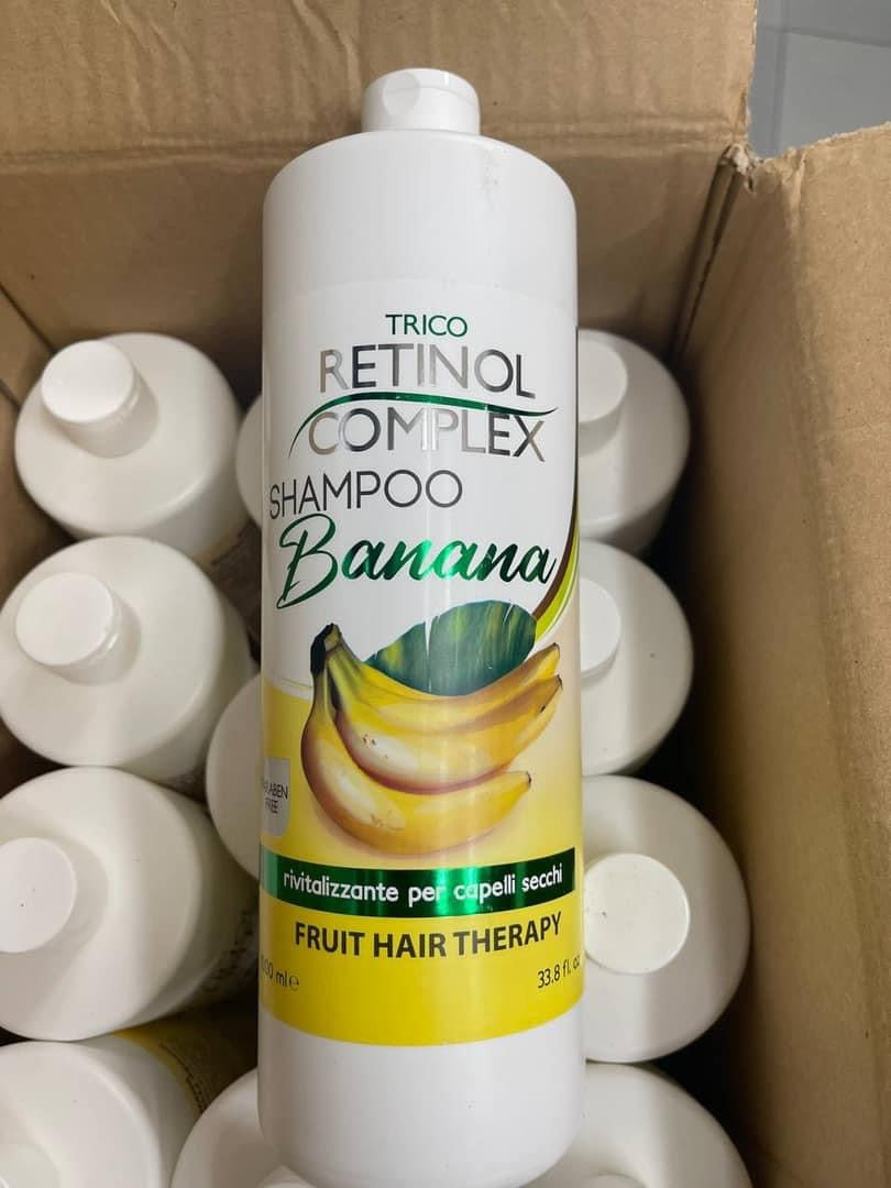 Shampoo alla banana per capelli grassi